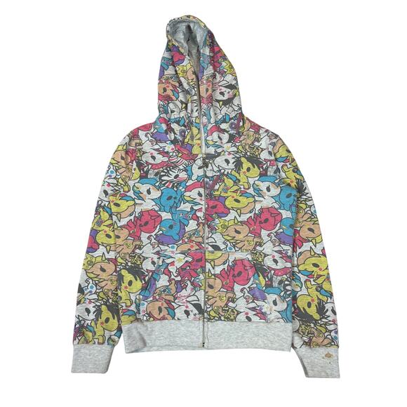 Tokidoki Unicorno Madness AOP Full Zip Hoodie Women's Small Y2K Rare - Picture 1 of 10